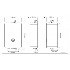 Электрический настенный котел BOSCH Tronic Heat 3500 15