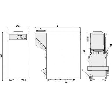 Газовый напольный котел Fondital BALI RTN E 70