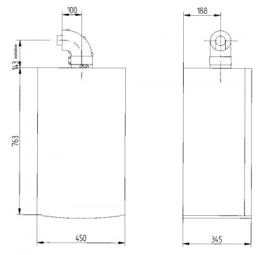 Котел газовый двухконтурный настенный Baxi Luna-3 Comfort 310 Fi