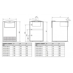 Напольный газовый одноконтурный котел Vaillant atmoVIT VK INT 484/1-5