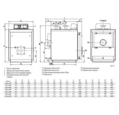 Отопительный котел Unical Ellprex 420