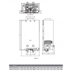 Газовая колонка Zanussi GWH 10 Fonte LPG