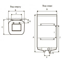 Накопительный водонагреватель Atlantic Steatite Cube 100 S4CM 220v