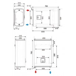 Накопительный водонагреватель Atlantic Vertigo Steatite 50 220v