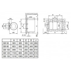 Напорный электрический водонагреватель Gorenje GBFU 100 B6 220v