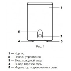 Водонагреватель накопительный Electrolux EWH 15 Rival U